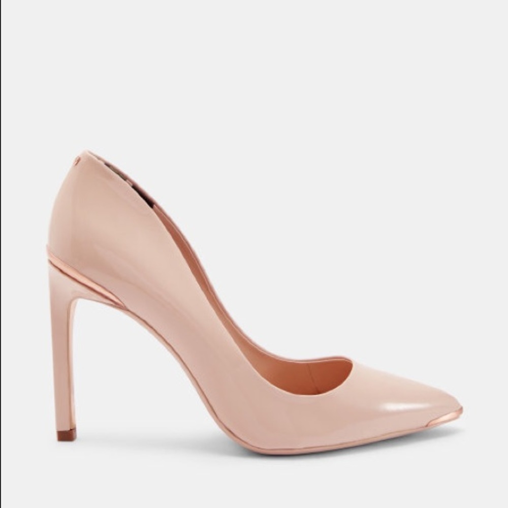 Ted Baker Rose Gold Nude Heels
